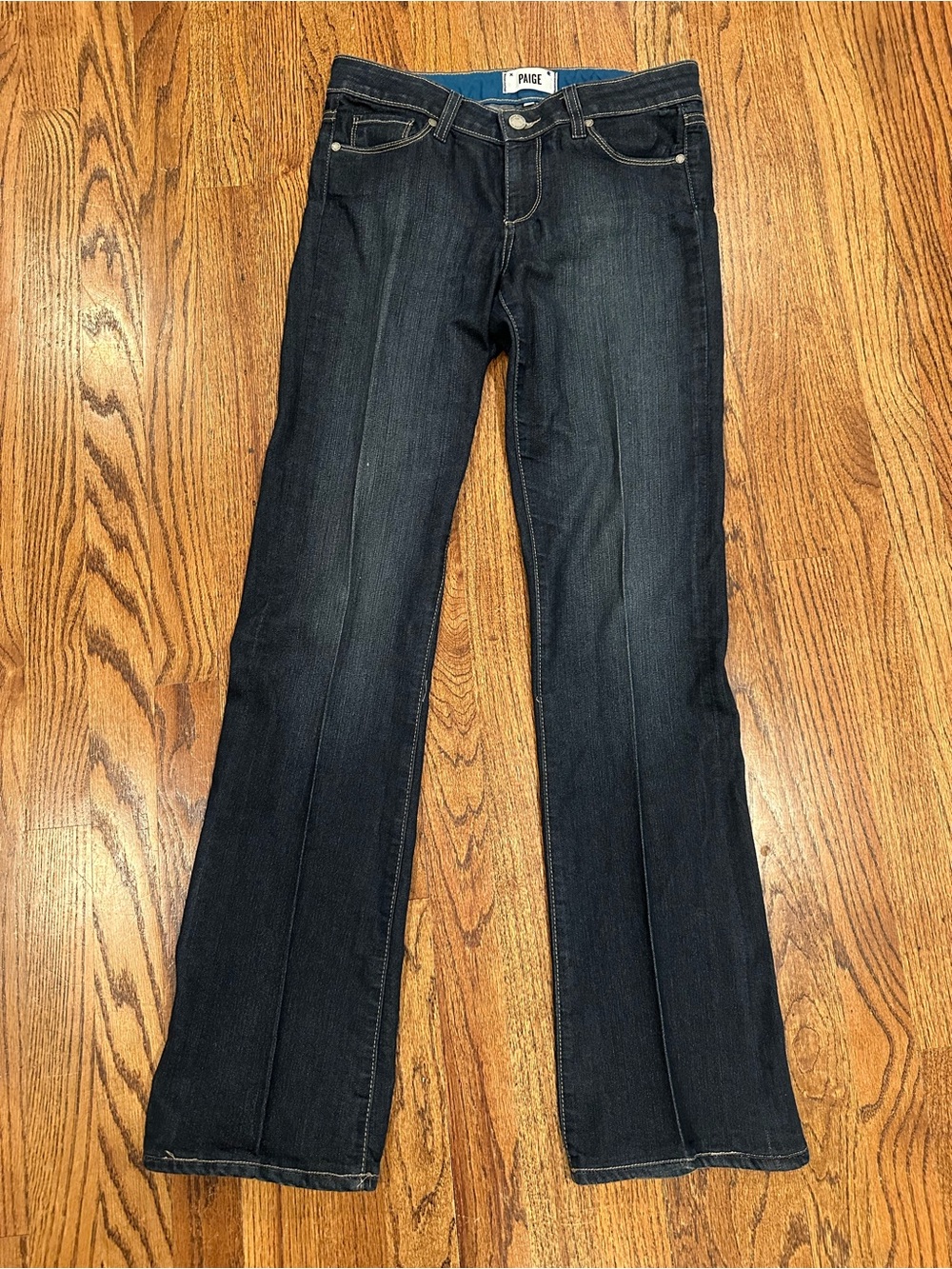 PAIGE Dark Blue Bootcut Women's Jeans - Size 28